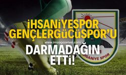 İhsaniyespor, Zonguldak Gençlergücüspor’u darmadağın etti!