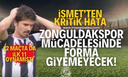 İzmir Çoruhlu FK stoperi İsmet Kavuştu'dan kritik hata! Zonguldakspor maçında oynamayacak