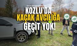 Kozlu'da kaçak avcılığa geçit yok!