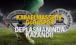 Karaelmasspor, Göbüspor'u deplasmanda mağlup etti!