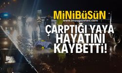 Karşıdan karşıya geçen yaya, minibüsün çarpması sonucunda hayatını kaybetti