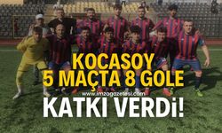 Kurtgücüspor'da Yasin Kocasoy, 5 maçta 8 gollük katkı verdi!