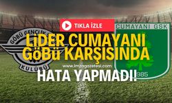 Lider Yeşil Cumayanıspor, Göbü karşısında hata yapmadı!