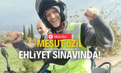 Mesut Özil ehliyet sınavına girdi!