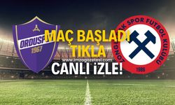 Orduspor 1967-Zonguldakspor maçı başladı! Canlı izle