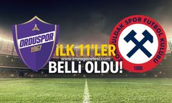 Orduspor 1967-Zonguldakspor maçında ilk 11'ler belli oldu