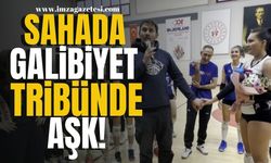 Sahada Galibiyet, Tribünde Aşk! Voleybolcuya Maç Sonrası Sürpriz Evlilik Teklifi!