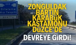 Sürücüler dikkat! Zonguldak, Bartın, Karabük, Kastamonu, Düzce, Bolu'da ETS ve PTS devreye girdi!