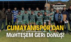 Yeşil Cumayanıspor'dan, Karaelmasspor karşısında muhteşem geri dönüş!