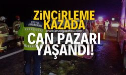 Zincirleme kazada can pazarı!