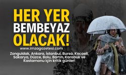 Zonguldak, Ankara, İstanbul, Bursa, Kocaeli, Sakarya, Düzce, Bolu, Bartın, Karabük ve Kastamonu hava durumu