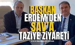 Zonguldak Belediye Başkanı Erdem'den Gazeteci Sav'a taziye ziyareti...