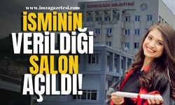 Zonguldak Belediyesi, Şehit Öğretmen Aybüke Yalçın Çalışma Salonu'nun Kapılarını Açtı...