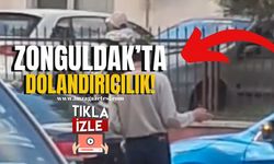 Zonguldak'ta dolandırıcılık anı görüntülendi!