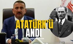 Vali Hacıbektaoğlu, Mustafa Kemal Atatürk’ü andı…