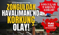 Zonguldak Havalimanı'nda Korkunç Olay! Yolcular Tahliye Edildi! | Zonguldak Haber