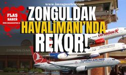 Zonguldak, Karabük, Bartın ve İstanbul'a hizmet veren Zonguldak Havalimanı'nda rekor!