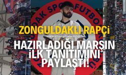 Zonguldaklı rapçi Duhan Koç, Zonguldakspor için hazırlamaya başladığı marşın ilk tanıtımını paylaştı!