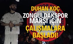 Zonguldaklı rapçi Duhan Koç, Zonguldakspor marşı yapacaklarını açıkladı!