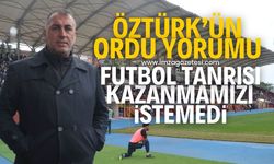 Zonguldakspor FK Basın Sözcüsü Şükrü Öztürk, “Futbol tanrısı kazanmamızı istemedi diyelim”