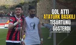 Gol attı Atatürk baskılı tişörtünü gösterdi!