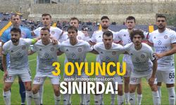 Zonguldakspor’da 3 oyuncu ceza sınırında!