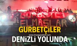 Zonguldaksporlu taraftar grubu Gurbetçi Elmaslar, Denizli yolunda!