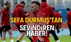 Zonguldakspor’un tecrübeli ismi Sefa Durmuş’tan sevindiren haber