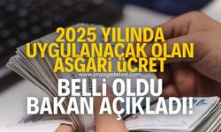 2025 yılında uygulanacak olan asgari ücret açıklandı!