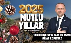 Yeniden Refah Partisi Kozlu İlçe Başkanı Bilal Korkmaz yeni yıl mesajı...