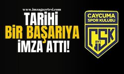 Çaycuma Spor Kulübü, Tarihi Bir Başarıya İmza Attı! | Çaycuma Haber