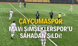 Çaycumaspor, Mavi Şimşeklerspor'u 5 golle geçti