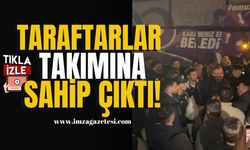 Taraftarlar saldırıya uğrayan takımlarına sahip çıktı! | Ereğli Haber