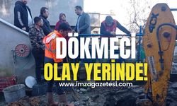 Başkan Dökmeci çalışmaları yerinde inceledi!