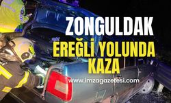 Zonguldak-Ereğli yolunda kaza! Ekipler sevk edildi