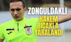 Zonguldaklı hakem yaralandı!