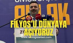 Mustafa Çağlayan; ‘ Filyos’u kara demir hava yoluyla dünyaya açıyoruz’