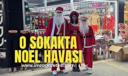 Toptancılar sokağında noel havası