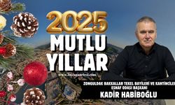 Zonguldak Bakkallar Tekel Bayileri ve Kantinciler Esnaf Odası Başkanı Kadir Habiboğlu yeni yıl mesajı...