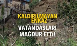 Kaldırılmayan enkaz vatandaşları mağdur etti