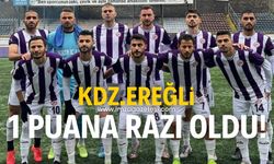 Kdz.Ereğli Belediyespor kendi sahasında 1 puana razı oldu