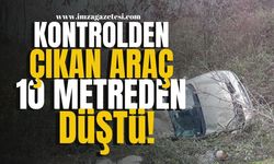 Kontrolden Çıkan Araç 10 Metreden Düştü! | Karabük Haber