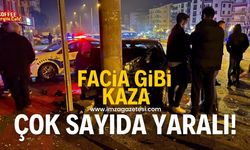 Korkunç kazada çok sayıda yaralı