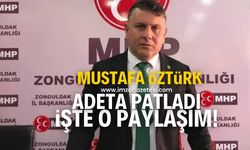 MHP Zonguldak eski İl Başkanı Mustafa Öztürk adeta patladı! “Yazmayacağım diyorum da hepsi sırtımızdan vurdu”