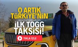 O artık Türkiye'nin ilk TOGG taksisi!