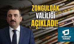 Zonguldak Valiliği'nden önemli açıklama!