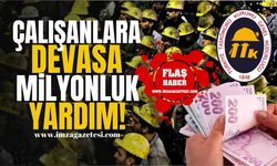 TTK çalışanlarına devasa 116 milyon lira yardım! | Zonguldak Haber