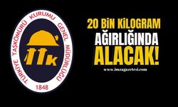 20 bin kilogram ağırlığında alacak!