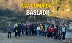 Turnuva Zonguldak'ın Çaycuma ilçesinde başladı