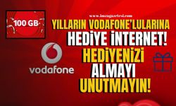 Vodafone kullanıcılarına yılbaşı hediyesi! Hediyenizi almayı unutmayın...